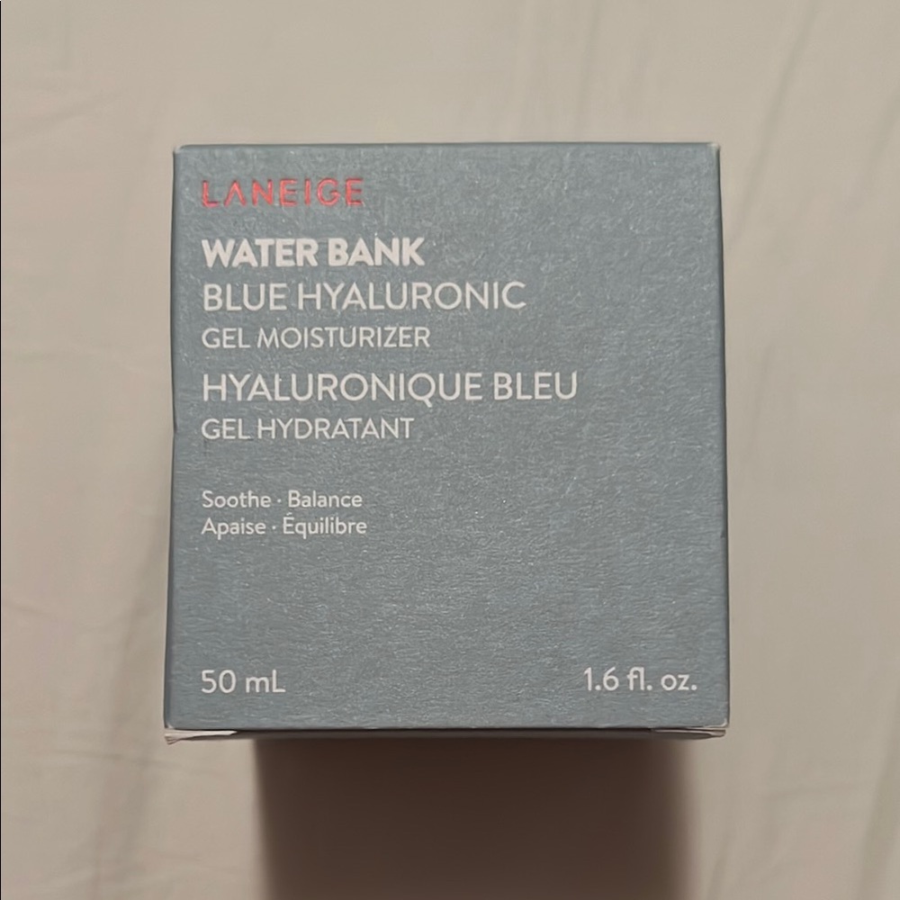 LANEIGE Water Bank Blue Hyaluronic Gel Moisturizer - NIB
